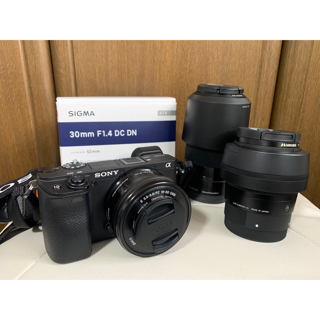 SONY α6400 ダブルズームレンズキット SIGMA レンズセット