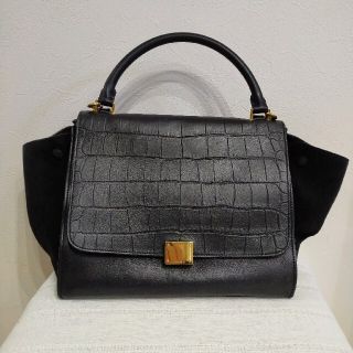 【美品】CELINE セリーヌ トラペーズ ハンドバッグ ショルダーバッグ