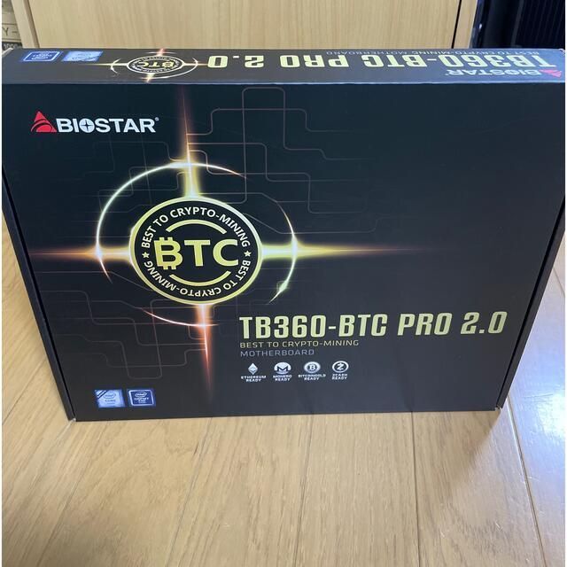 【新品・未開封】BIOSTAR TB360-BTC PRO 2.0 スマホ/家電/カメラのPC/タブレット(PCパーツ)の商品写真