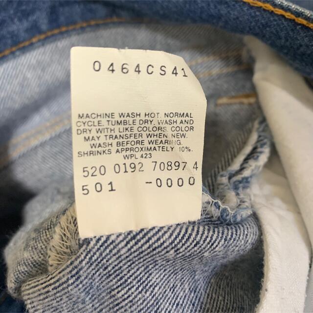 501(ゴーマルイチ)の【即日配送】90s Levis 501 USA製 メンズのパンツ(デニム/ジーンズ)の商品写真