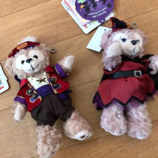 東京ディズニーシー★ダッフィー＆シェリーメイ　　ハロウィンぬいぐるみセット(キャラクターグッズ)