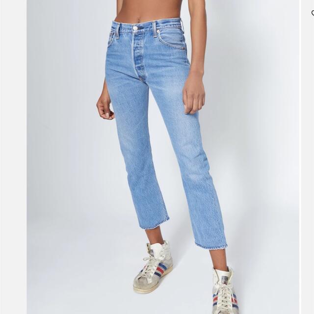 Ron Herman(ロンハーマン)のre/done Levi’s mid rise cropped サイズ24 レディースのパンツ(デニム/ジーンズ)の商品写真