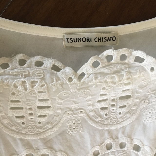 TSUMORI CHISATO(ツモリチサト)のTSUMORI CHISATO ツモリチサト ファラオレース ワンピース レディースのワンピース(ひざ丈ワンピース)の商品写真