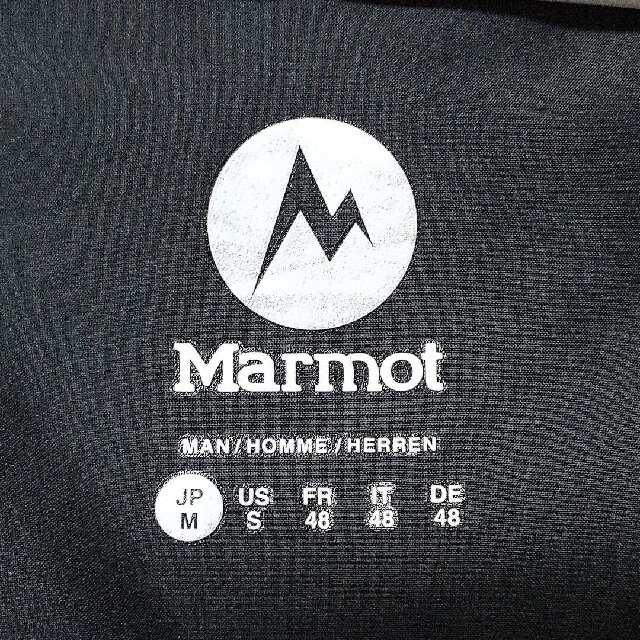 MARMOT(マーモット)のマーモット Marmot ジャケット パーカー 黒 M フード取外し可 メンズのジャケット/アウター(マウンテンパーカー)の商品写真