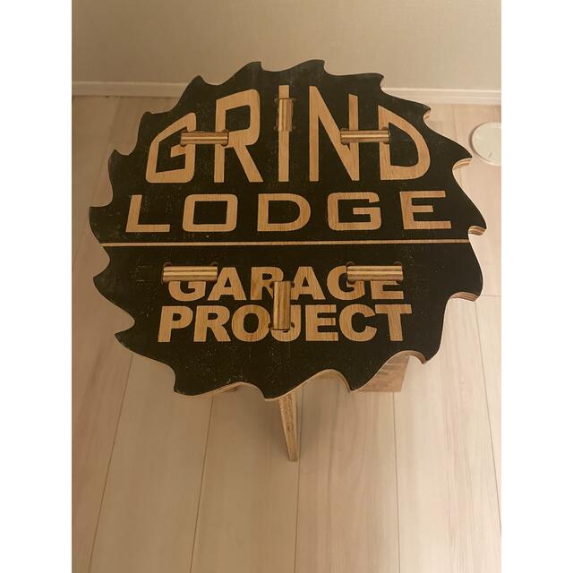 アウトドアグラインドロッヂ　GRIND LODGE ハイスツール　生刷り