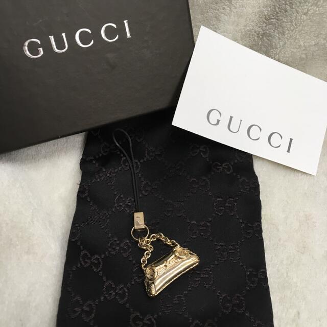 Gucci - GUCCI グッチ バッグ型 チャーム キーホルダー バッグチャーム