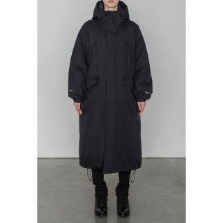 HYKE PERTEX HOODED PADDED MILITARY COAT(モッズコート)