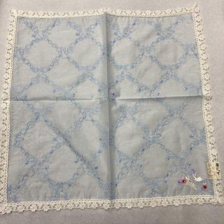 刺繍レースハンカチ ひざ掛け(ハンカチ)