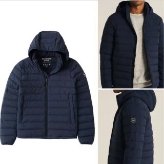 アバクロンビーアンドフィッチ(Abercrombie&Fitch)の【新品】アバクロ　ストレッチライトウェイトダウン　Sサイズ(ダウンジャケット)