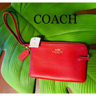 コーチ(COACH)のコーチ ポーチ COACH コーナージップ リストレット ポーチ リストレット(ポーチ)