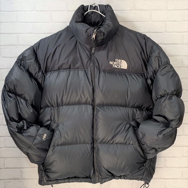 ノースフェイス　north face ダウン　ヌプシ　NUPSTE グレー　90