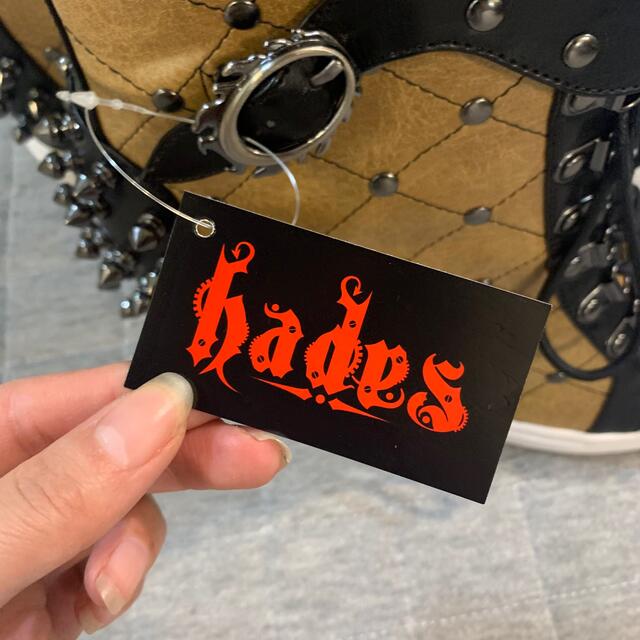 hades ブーツ　スタッズ　スタッズブーツ