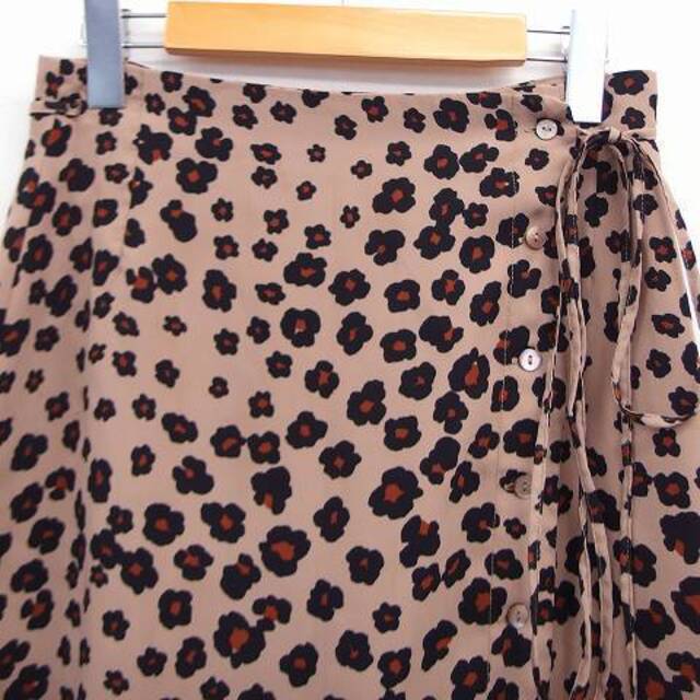 COCO DEAL(ココディール)のココディール COCO DEAL スカート 総柄 ラップ巻き 2 ベージュ レディースのスカート(ロングスカート)の商品写真