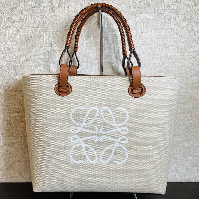 LOEWE ロエベ アナグラム トートバッグ スモール ジャガードカーフスキン
