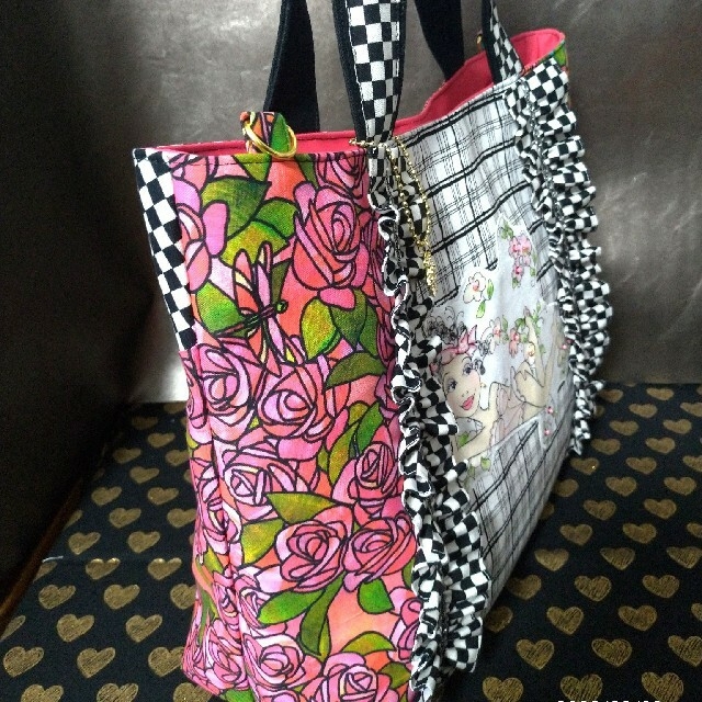ロラライハリス ハンドメイド フリルバッグ | palmafinca.com
