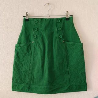 ロキエ(Lochie)のvintage green スカート (ミニスカート)