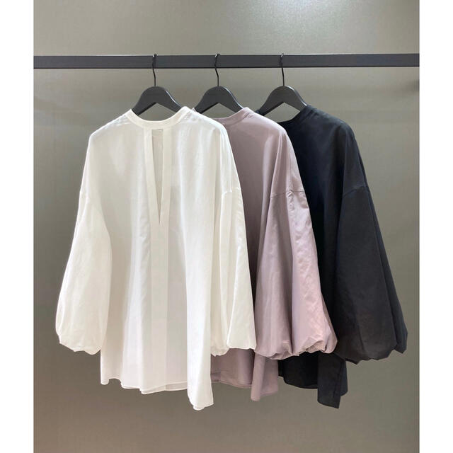 Theory luxe 21ss 2wayプルオーバーシャツブラウス