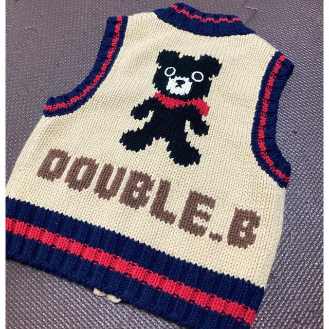 DOUBLE.B☆ニットベスト