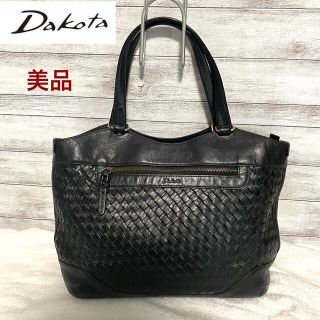 ダコタ(Dakota)の【美品】Dakota ダコタ　トートバッグ　ショルダー　オールレザー　メッシュ(トートバッグ)