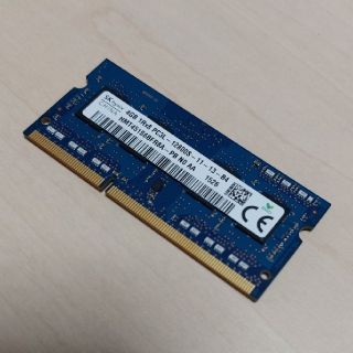 PC用メモリ SK Hynix 4GB PC3L-12800S-11-13(PCパーツ)