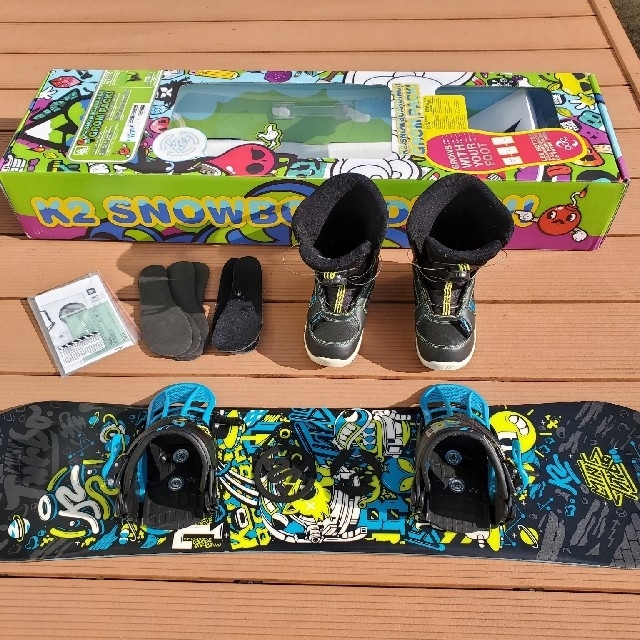 K2 GROM PACK/MINI TURBO キッズ スノーボード 3点セット 超美品 51.0