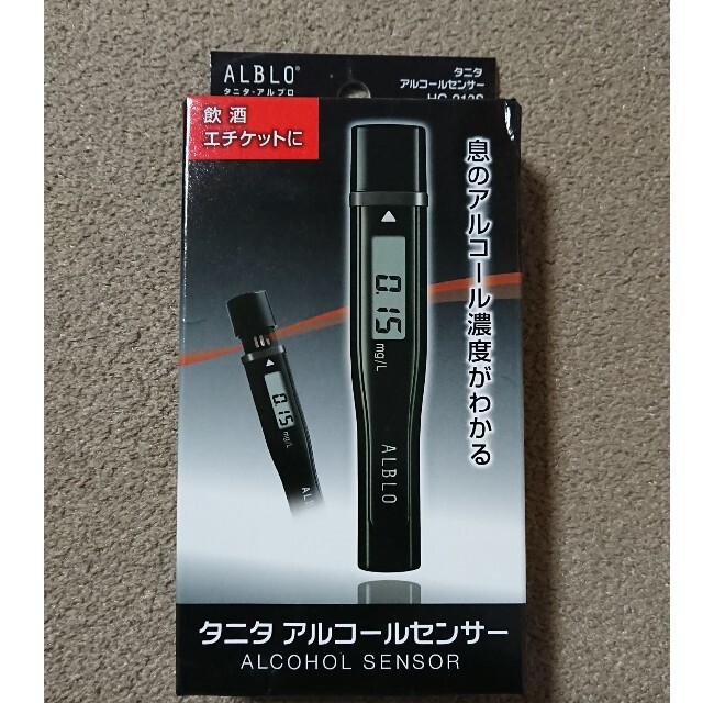 流行のアイテム タニタ アルコールセンサー ALBLO HC-151S