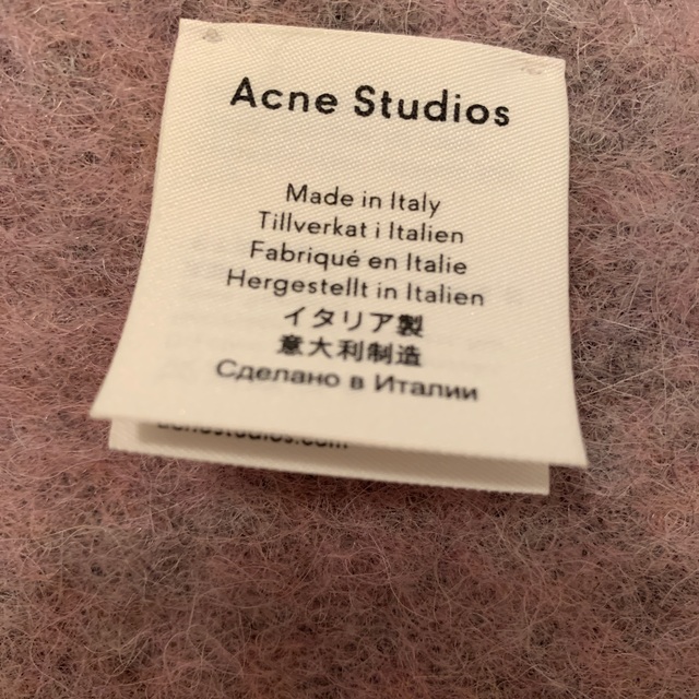 ACNE(アクネ)の正規品  Acne studios   マルチチェック柄スカーフ レディースのファッション小物(マフラー/ショール)の商品写真