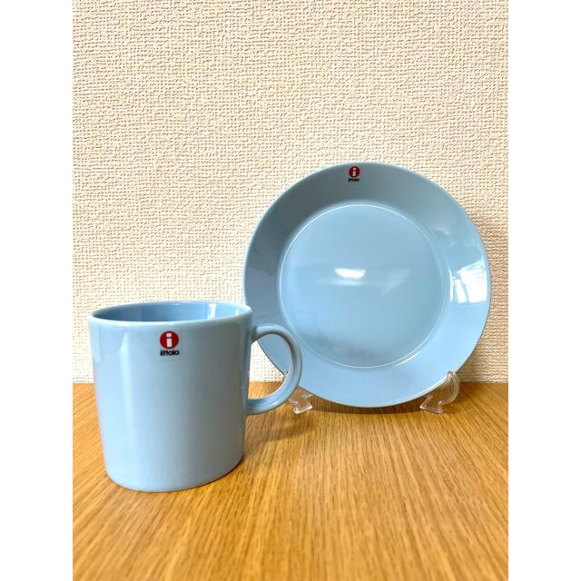 iittala(イッタラ)の【17cm 廃盤 1枚】iittala イッタラ ティーマプレート ライトブルー インテリア/住まい/日用品のキッチン/食器(食器)の商品写真