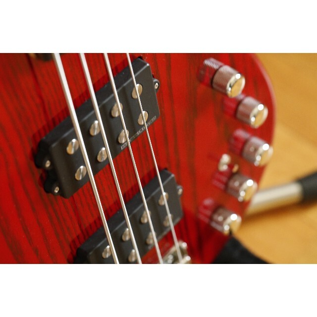 ESP(イーエスピー)のESP AP-SL See Thru Red / R ※美品 楽器のベース(エレキベース)の商品写真