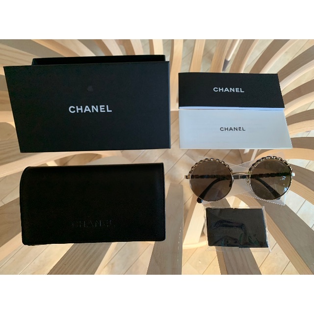 【試着のみ未使用】CHANELラウンドシェイプアイウェア