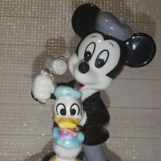 TDL 東京ディズニーリゾート　ミッキー\u0026ミニーオルゴール　陶器製　ペア２セット