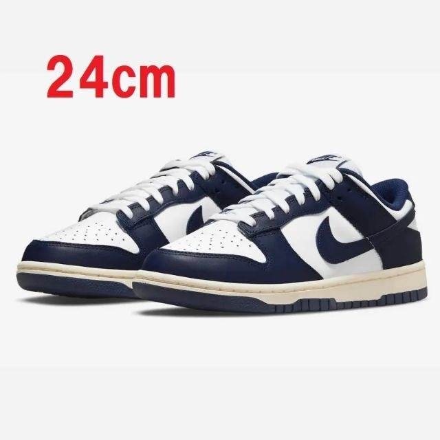 Nike WMNS Dunk Low "Vintage Navy"スニーカー