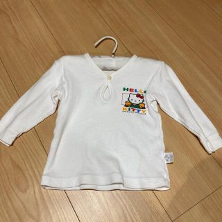 ハローキティ(ハローキティ)の昭和レア　サンリオ  ハローキティ子供用肌着長袖トップス(Tシャツ/カットソー)