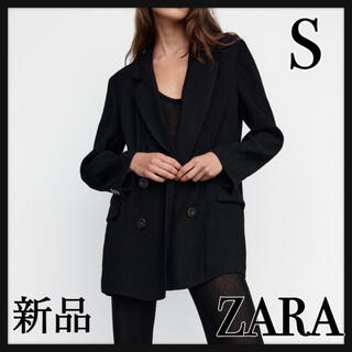ザラ(ZARA)の【タグ付き新品 S】ZARA ラペルブレザージャケット(テーラードジャケット)