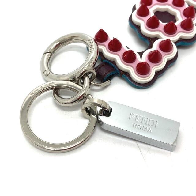 FENDI - フェンディ FENDI スタッズ USB付 12473513 ロゴ キーリング