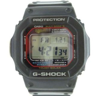 ジーショック(G-SHOCK)のカシオジーショック オリジン タフソーラー デジタル 腕時計 ラバーベルト 黒(腕時計(デジタル))