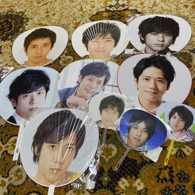 嵐 うちわ 二宮和也 ライブ グッズ 団扇 ミニうちわ セット | フリマアプリ ラクマ