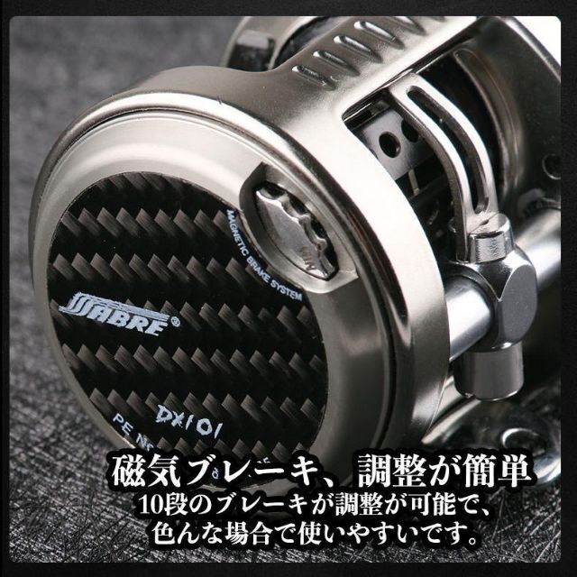 YU190R 釣りリール ドラムリール (右巻き) YU190R 釣りリール ドラムリール (右巻き)