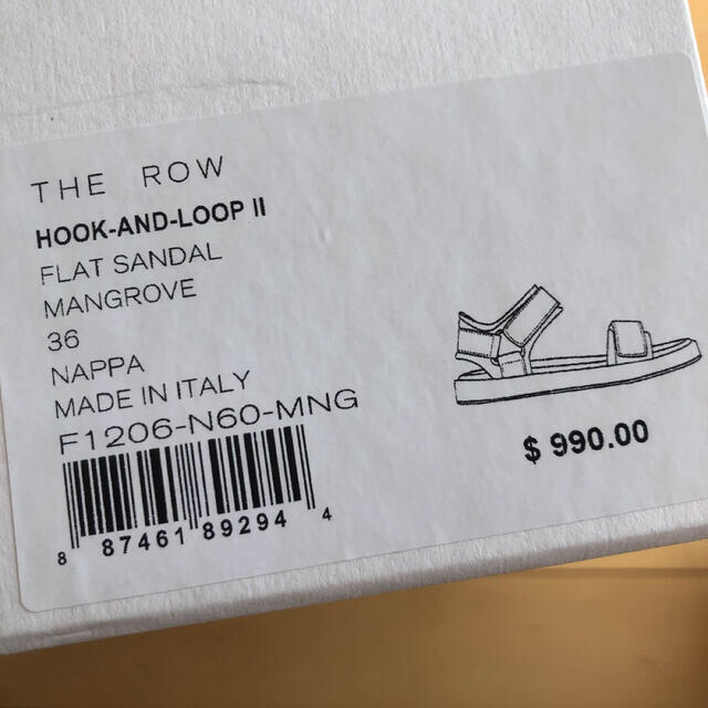 売れ筋】 THE ROW Hook and Loop スポーツサンダル シューズ ザロウ 