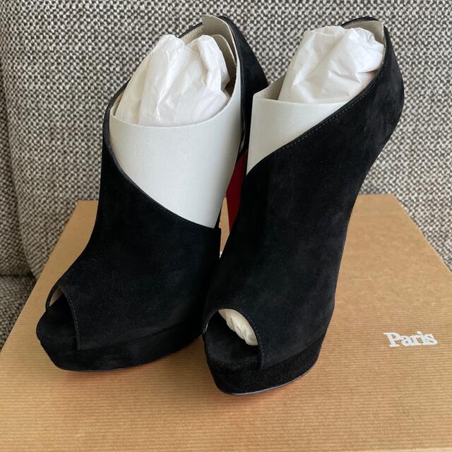 今ならほぼ即納! Louboutin Christian - VELOURS 35 VEAU