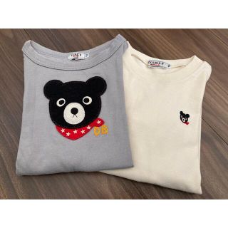 ダブルビー(DOUBLE.B)のダブルビー　長袖　2枚セット　110センチ(Tシャツ/カットソー)