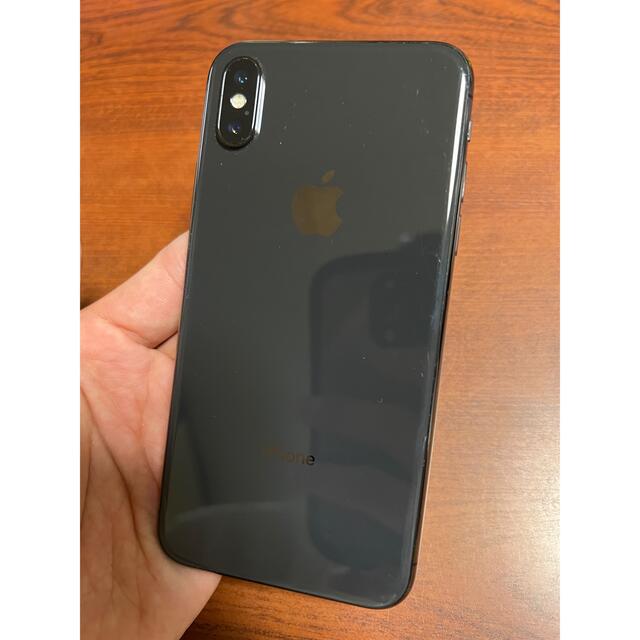 iPhone(アイフォーン)の【美品】iPhone X Space Gray 256 GB SIMフリー スマホ/家電/カメラのスマートフォン/携帯電話(スマートフォン本体)の商品写真