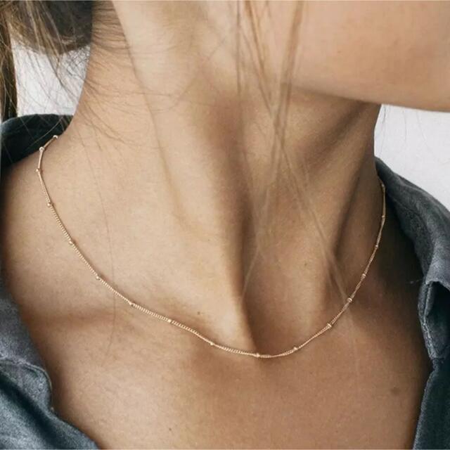 Lochie(ロキエ)のSlim silver chain choker No.180 レディースのアクセサリー(ネックレス)の商品写真