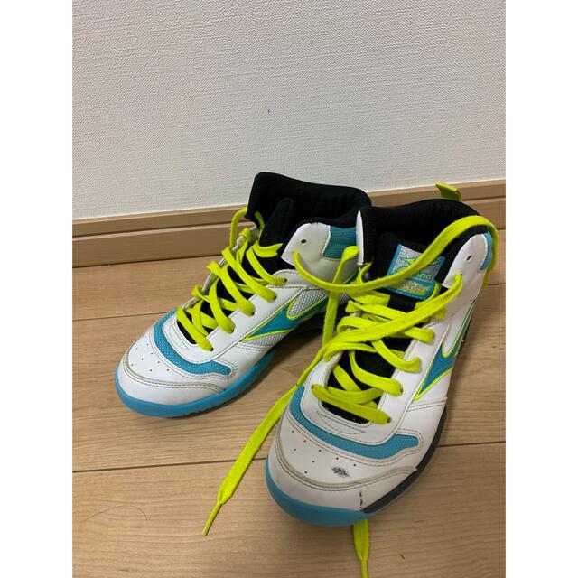 MIZUNO(ミズノ)のミズノ　バッシュ　バスケットシューズ　室内ばき　体育館履き　バドミントン キッズ/ベビー/マタニティのキッズ靴/シューズ(15cm~)(スニーカー)の商品写真