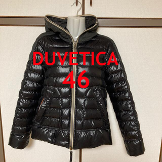 デュベティカ(DUVETICA)のDUVETICA 異素材デザインダウンジャケット 黒 46(ダウンジャケット)