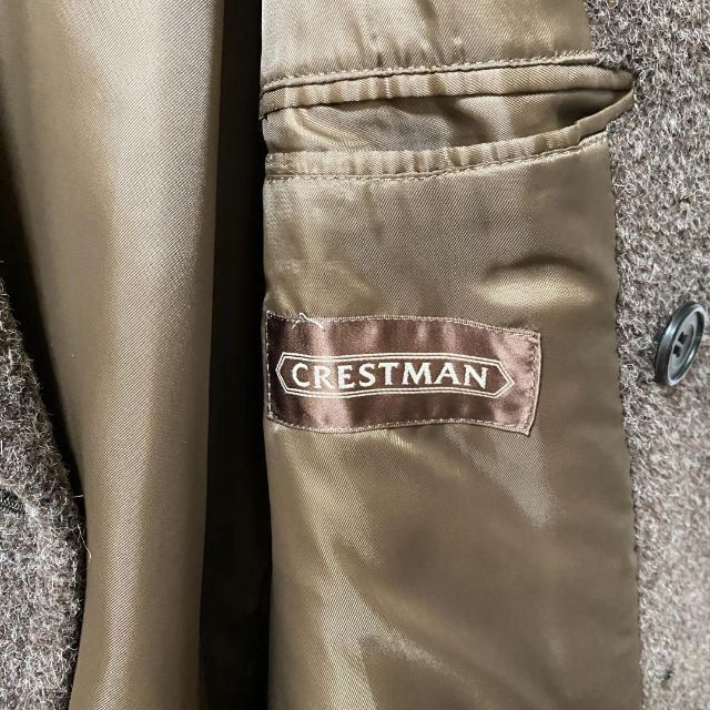 774 CRESTMAN チェスターコート アルパカ混 ダブル ロング Lの通販 by