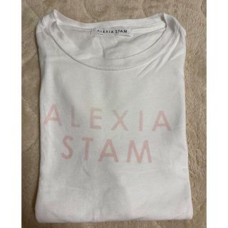 アリシアスタン(ALEXIA STAM)のアリシアスタンロゴTシャツ(Tシャツ(半袖/袖なし))