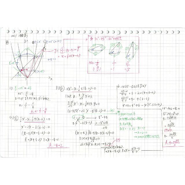 今だけ3割引 塾講師オリジナル 数学解説 灘 高校入試 2018-21 過去問灘筑駒開成オリジナル