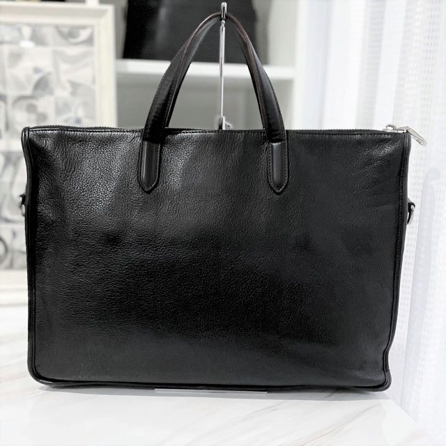 正規逆輸入品】 ロエベ ビジネスバック 黒 美品 - ビジネスバッグ 
