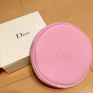 クリスチャンディオール(Christian Dior)のDior ピンク 丸型 ポーチ　(ポーチ)